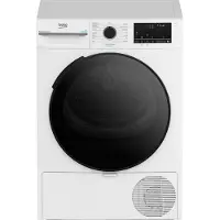 Beko BM3T49249W tørketrommel frittstående frontmatet 8 kg hvit