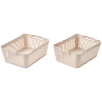 Liewood Kurv - 2-pack - Large - 39x26x14 cm - Sandy - - OneSize - Kurv