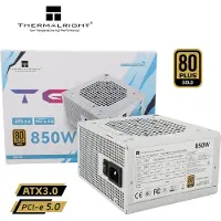 Thermalright TG S (Non-Modular) Hvit - Strømforsyning (PSU) - 850 Watt - 120 mm - ATX 3.0 - 80 Plus Gold sertifisert