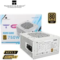 Thermalright TG S (Non-Modular) Hvit - Strømforsyning (PSU) - 750 Watt - 120 mm - ATX 3.0 - 80 Plus Gold sertifisert