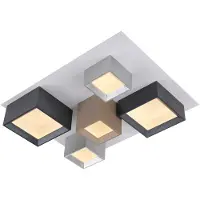 Pure LED-taklampe Manhattan, multifarget, 5 lyskilder, CCT