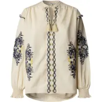Pepe Jeans for woman. PL3051425 Beliza beige blouse (XS), Casual, Cotton, Long sleeve