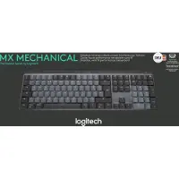 Logitech MX Mechanical – tastatur – trådløst (DE) – grafitt – stille og taktil