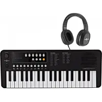 Gear4Music VISIONKEY-1 37-tangenters Bærbart Mini-keyboard med Hodetelefoner