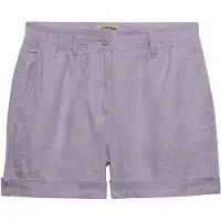 Superdry Mid Rise Linen Shorts