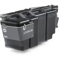 Brother LC528XLBK, Ultra høy kapasitet, Svart, Pigmentbasert blekk, 1 stk, 12000 sider, Enkeltpakke