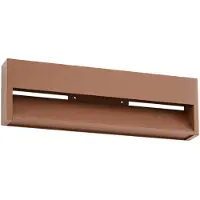 LUCANDE utendørs LED-vegglampe, Trevin, 40 cm, IP65, aluminium