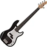 Gear4Music LA 5-Strengers Bassgitar fra Svart