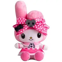 Sakami Merchandise Sanrio My Melody Bamse Rosa Svart Fest-jubileumsutgave 35 Cm
