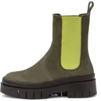 Art for woman. 1195412WQ003_0G3 Leather ankle boots 1954 green (40), 3 to 5 cm, None, Casual