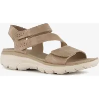 SKECHERS damesandal med justerbar borrelås – Svart - Sandaler