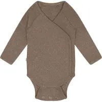 That's Mine Omslagsbody I/e - Rib - Becca - Brown Melert - - 56 - Langermet Body