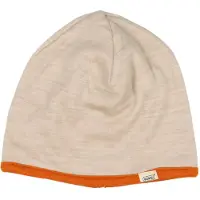 Voksi Lue - Ull - 2-lags - Vendbar - Melange Sand/Varm Oransje - - 52 cm - Lue