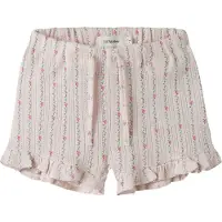 Lil´ Atelier Lil' Atelier Shorts - Bomull/Modal - NbfRachello - Morganitt/Flo - - 68 - Shorts