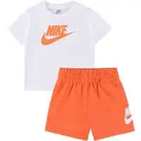 Nike Shorts Sett - T-skjorte/Shorts - Gress Oransje m. Logo - - 12 md - Shorts