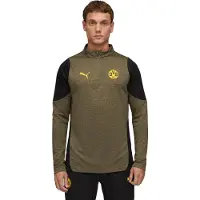 Puma Borussia Dortmund Training Quarter-Zip Top Men, Sport, Loden Green/Black, XL