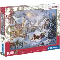 Clementoni Puslespill HQC Getting Ready for Christmas, 1000 brikker 2D Puslespill