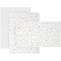 cambrass Plumeti 80x120x1 Cm Formsydd Laken Til Sprinkelseng 3 Enheter