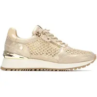 Xti for woman. 14519401-ORO Trainers 145194 gold (36), Flat, Zip, Casual