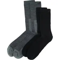 Lundhags Merino Trekking Sock Combo Mid, tursokker, unisex, grå/svart