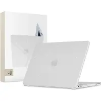 Tech-Protect SmartShell-etui for MacBook Neo 13" 2026 - Clear-Glitter