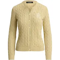Ralph Lauren for woman. 200P14040501 Cotton cardigan in beige ecru knitted cotton jersey (XS), Casual, Long sleeve