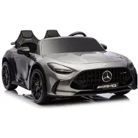 Lean cars elbil Mercedes GT63 AMG 24V, grå