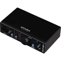Arturia MiniFuse 1 lydkort USB-C kombi XLR 48V fantom 110dB DR, svart