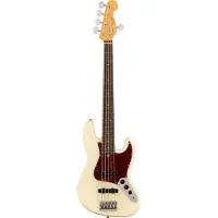 Fender American Pro II Jazz Bass V RW Olympic White