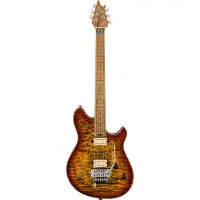 Evh Wolfgang Special QM Baked Maple Fingerboard Tiger Eye Glow
