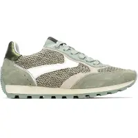 Carmela for woman. 16323003-AQUA Trainers 163230 green (36), Fabric, Flat, Laces, Casual
