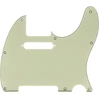 Fender Telecaster Plekterbrett med 8 Hull 3-lags Mintgrønt