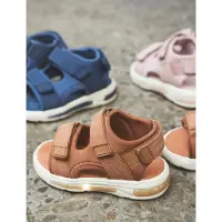 En fant Sandals Velcro w. Light Sepia Rose (29)