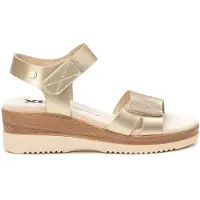 Xti for woman. 14409905-ORO Sandals 144099 gold (40), 1 to 3 cm, Velcro, Casual, Sport