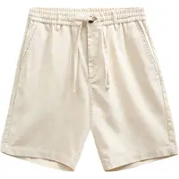 Anerkjendt Akjames Cot-Linen-Vis Ela Shorts hvit
