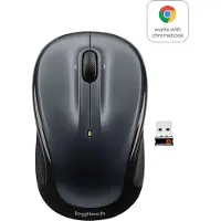 Logitech M325 Trådløs Mus. Mørk sølvfarget.