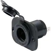 Marinco Black Sealink Deluxe-kontaktplugg
