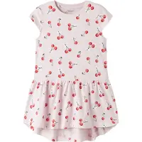 Name it Kjole - Noos - NmfVigga - Vugge Rosa/Kirsebær - - 4 år (104) - Kjole