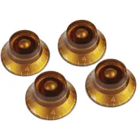 Gibson Top Hat-knotter for Elektrisk Gitar 4-Pakk i Amber