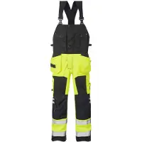 Fristads Smekkebukse 1014 PLU, klasse 2 Varselgul/svart D112