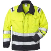Fristads Jakke Flamestat 4275 ATHS klasse 3, dame Varselgul/marineblå XS