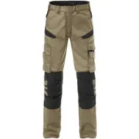 Fristads Bukse med kneputerlommer 2555 STFP Khaki/svart D120