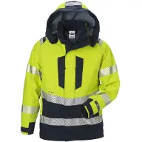 Fristads Jakke Flam Gore-Tex kl. 3 4095 GXE Varselgul/marineblå L
