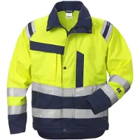 Fristads Jakke 4026 PLU, klasse 3 Varselgul/marineblå XS
