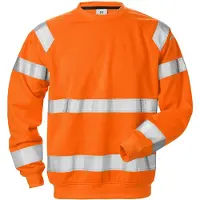 Fristads Sweatshirt 7446 SHV, klasse 3 Varseloransje S
