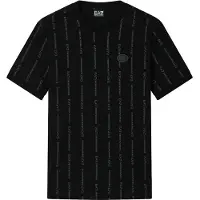 Emporio Armani for man. 7M001391_AF12874 Black monogram T-shirt (M), Casual, Cotton, Short sleeve