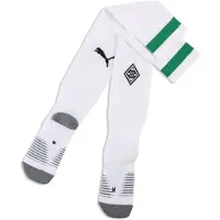 Puma Borussia Mönchengladbach 26/27 Socks Men, Clothing, White/Archive Green, 31-34