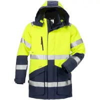 Fristads Vinterparkas GORE-TEX 4989 GXB, klasse 3 Varselgul/marineblå XL