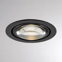 Molto Luce Innfelt LED-taklampe MAG MINI svart Ø 10 cm CCT 18 V
