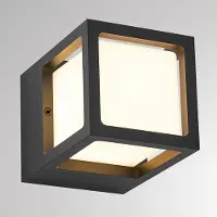 Molto Luce Utendørs LED-vegglampe FYNN-X, antrasitt, 12 cm, IP65, CCT på/av